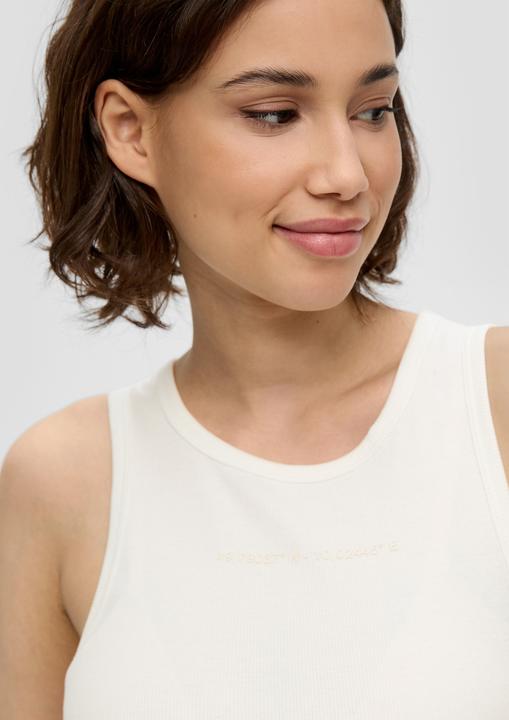 Actual product image S.Oliver T-Shirt Tanktop aus Rippware (XXL)