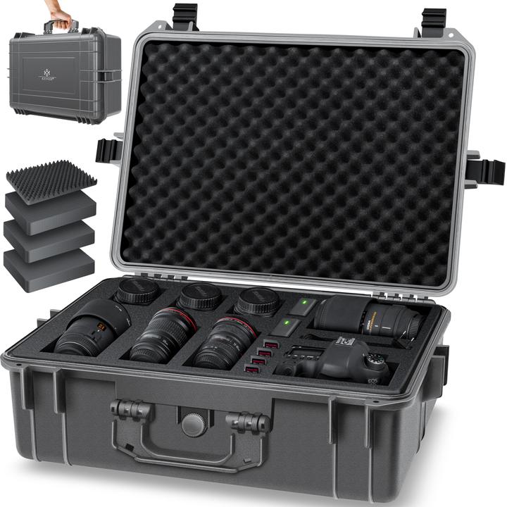 Produktbild Kesser Fotokoffer Kamerakoffer Transportkoffer Schutzkoffer Kamera (Fotokoffer, 35 l)