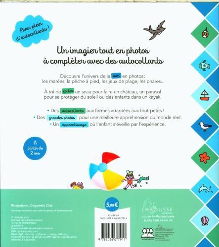 Label énergétique Larousse jeunesse La mer : mon imagier autocollants (Français, Collectif, 2025)