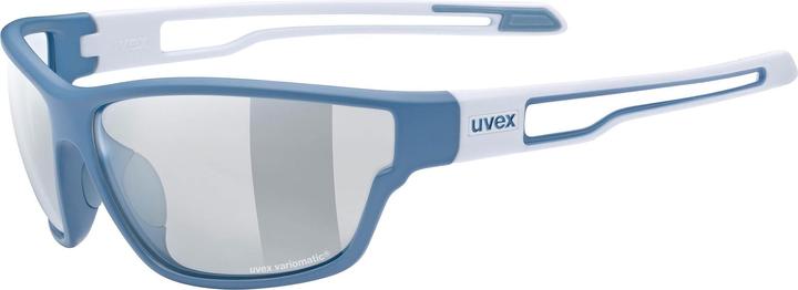 Produktbild Uvex Sports sportstyle 806 V (White Mat, Blue, Variomatic Smoke)