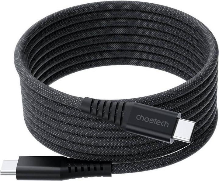 Choetech XCC-1051 Câble USB-C vers USB-C, PD 240W 1.8m (noir) (1.80 m, USB 3.1, 240 W)