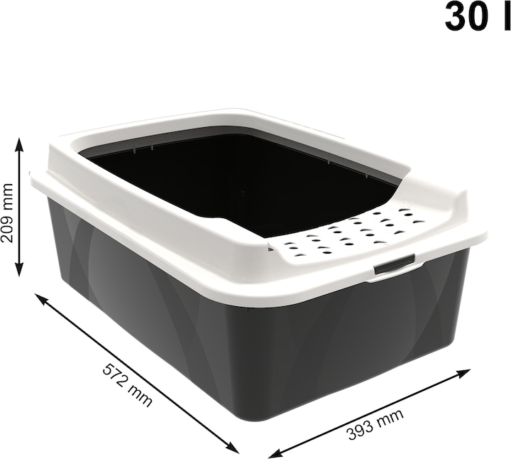 Actual product image Rotho Bonnie M Eco (Cat litter tray open)
