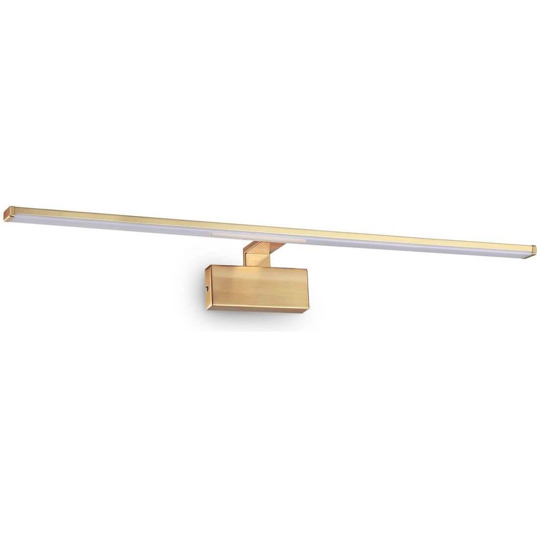 Ideal lux, Wandleuchte + Deckenleuchte, ALMA LED Wandleuchte 18W Messing warmweiss 225005 (2250 lm)