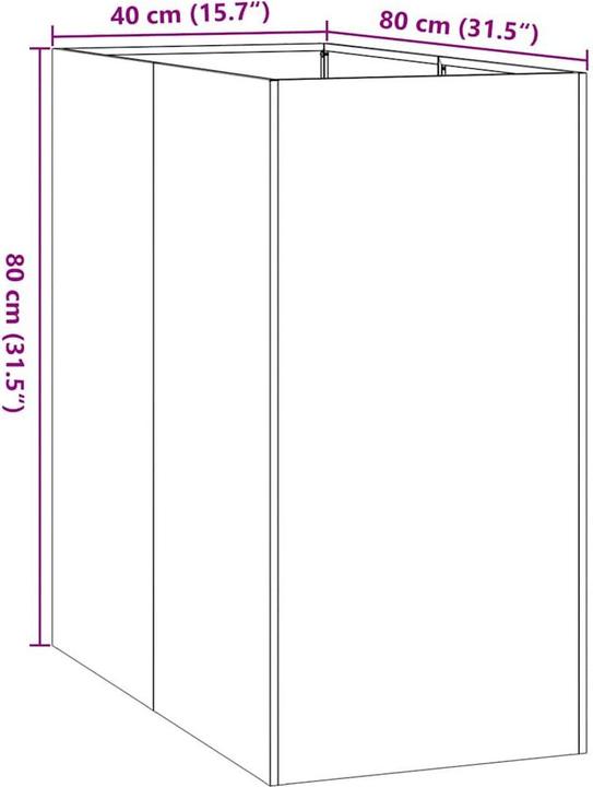 Produktbild vidaXL Pflanzgefäss