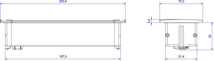 Actual product image Bachmann KAPSA Small (3 x, CEE 7/3, 0.20 m)