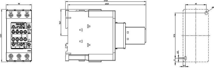 Produktbild Siemens Schütz AC3 22kW/400V 2S+2OE
