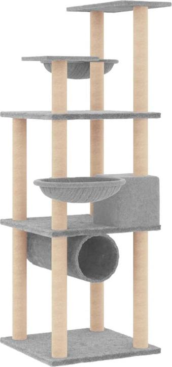 Actual product image vidaXL Kratzbaum (141 cm, Light grey)