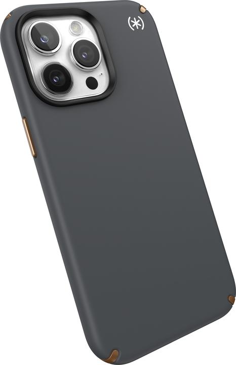 Actual product image speck Presidio2 Pro + MS Apple iPhone 15 Pro Max Charcoal Grey - with Microban (Apple iPhone 15 Pro Max)