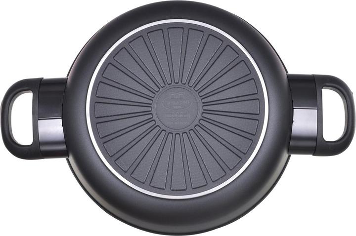 Actual product image Ballarini Patelnia Avola głęboka z 2 uchwytami tytanowa 24 cm 75002-922-0 (24 cm, Frying pan, Aluminium, Stainless steel)