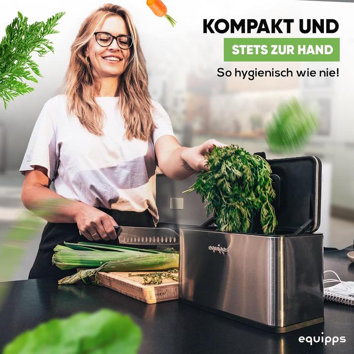 Produktbild equipps Komposteimer mit Geruchsfilter, 3L (3 l)