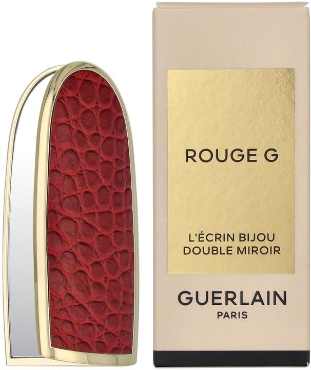 Actual product image Guerlain Rouge G 24 Lips Case Le Croco (Gold, Red)