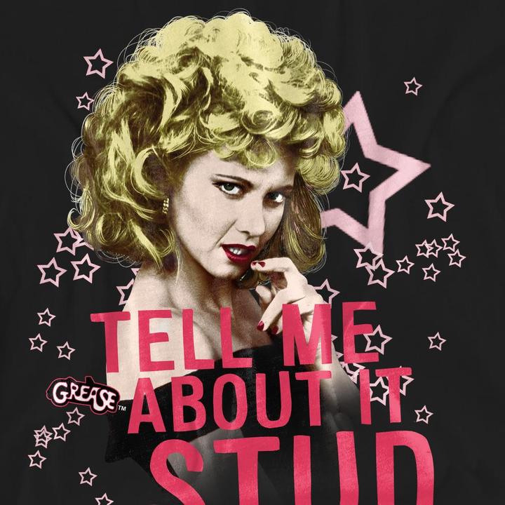 Actual product image Grease Unisex Adult Tell Me About It Stud T-Shirt (M)