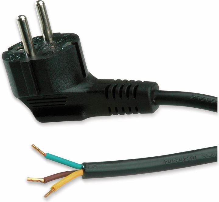 Produktbild Roline Netzkbl Schuko/offen(Endhls.)1,8m (1.80 m)