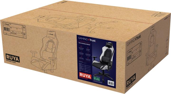 Actual product image Trust GXT714 RUYA Gaming Chair Black/White