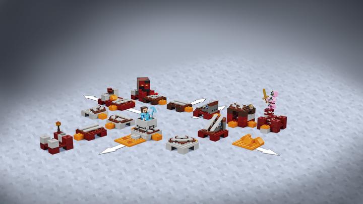 Actual product image LEGO The Nether railway (21130, LEGO Minecraft)