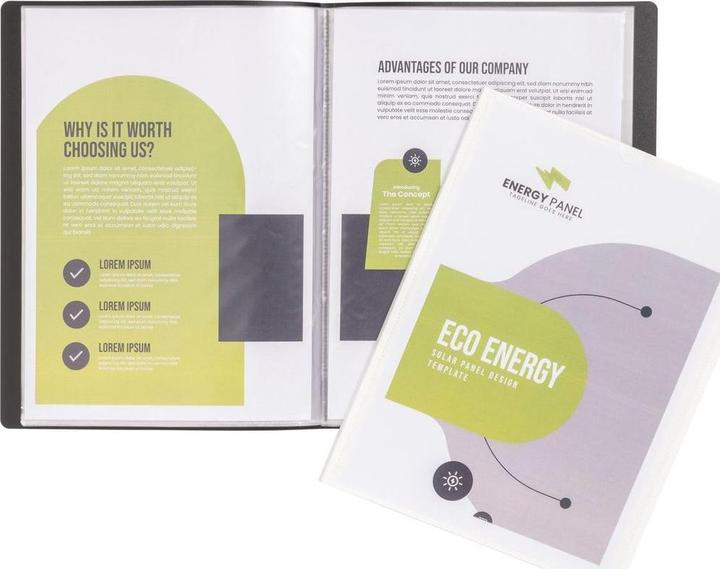 Actual product image Pagna Office Sichtbuch DIN A4, 20 Hüllen weiss (A4, 1x)