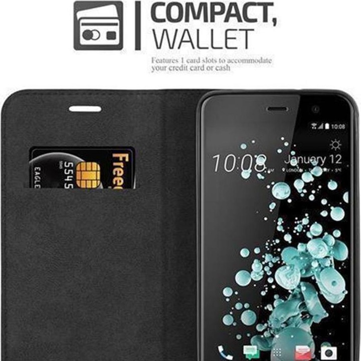 Actual product image Cadorabo Book Invisible Magnet Cover (HTC U Play)