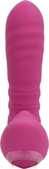 Produktbild Loveline Thrusting and Tapping Vibrator - Powerful Pink