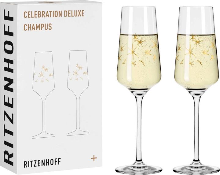 Actual product image Ritzenhoff Celebration Deluxe champagne glass (23.30 cl, 2 Glasses, Champagne glasses)