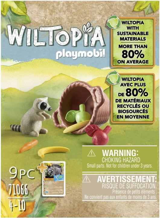 Actual product image Playmobil 71066 Raccoon (71066, Playmobil Wiltopia)