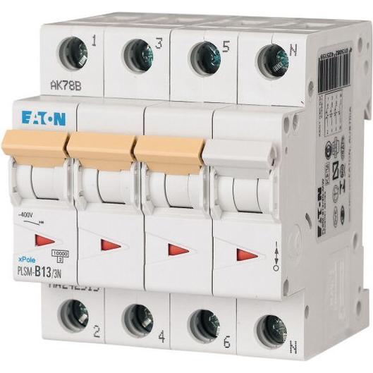 Eaton, Interruttore, Interruttore automatico, 13 A, 3p+N, 242515