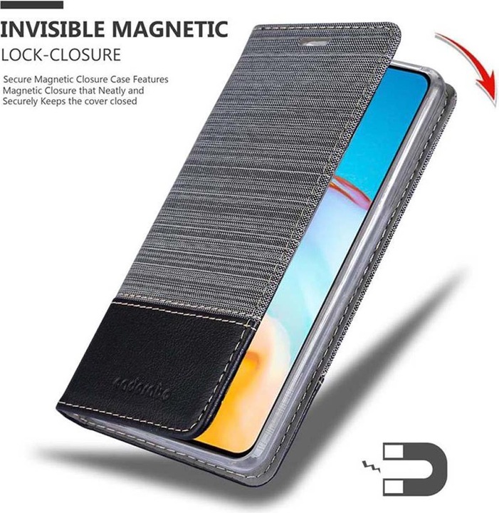 Produktbild Cadorabo Book Jeans Optik Cover (Huawei P40)
