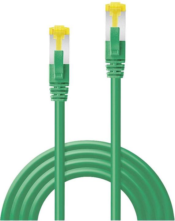 Actual product image Lindy 7.5m RJ45 S/FTP LSZH Network Cable, Green Cat.6A Plug,Cat.7 Raw Cable (S/FTP, CAT6a, 7.50 m)