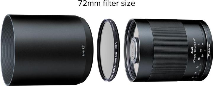 Actual product image Tokina SZ Super Tele 500mm f/8 Reflex MF MFT (Micro Four Thirds, full size)