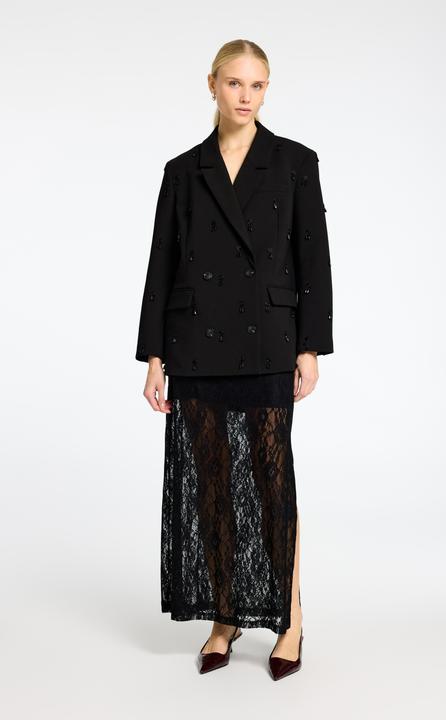 Actual product image Selected Femme Embellished double-breasted blazer (40)