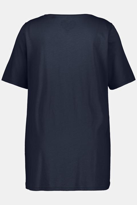 Actual product image Ulla Popken Essential Front Pleat Tee (58)