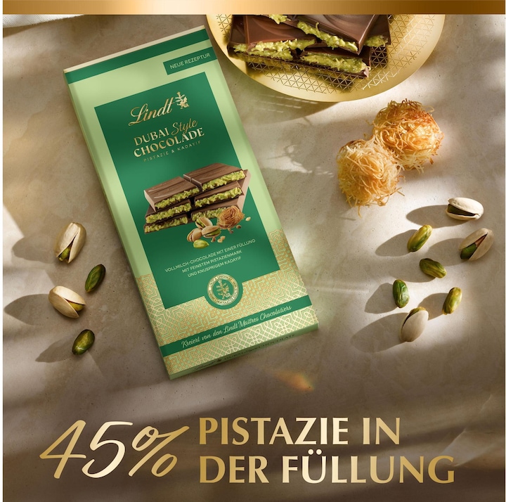 Actual product image Lindt Dubai Style Chocolate (145 g)