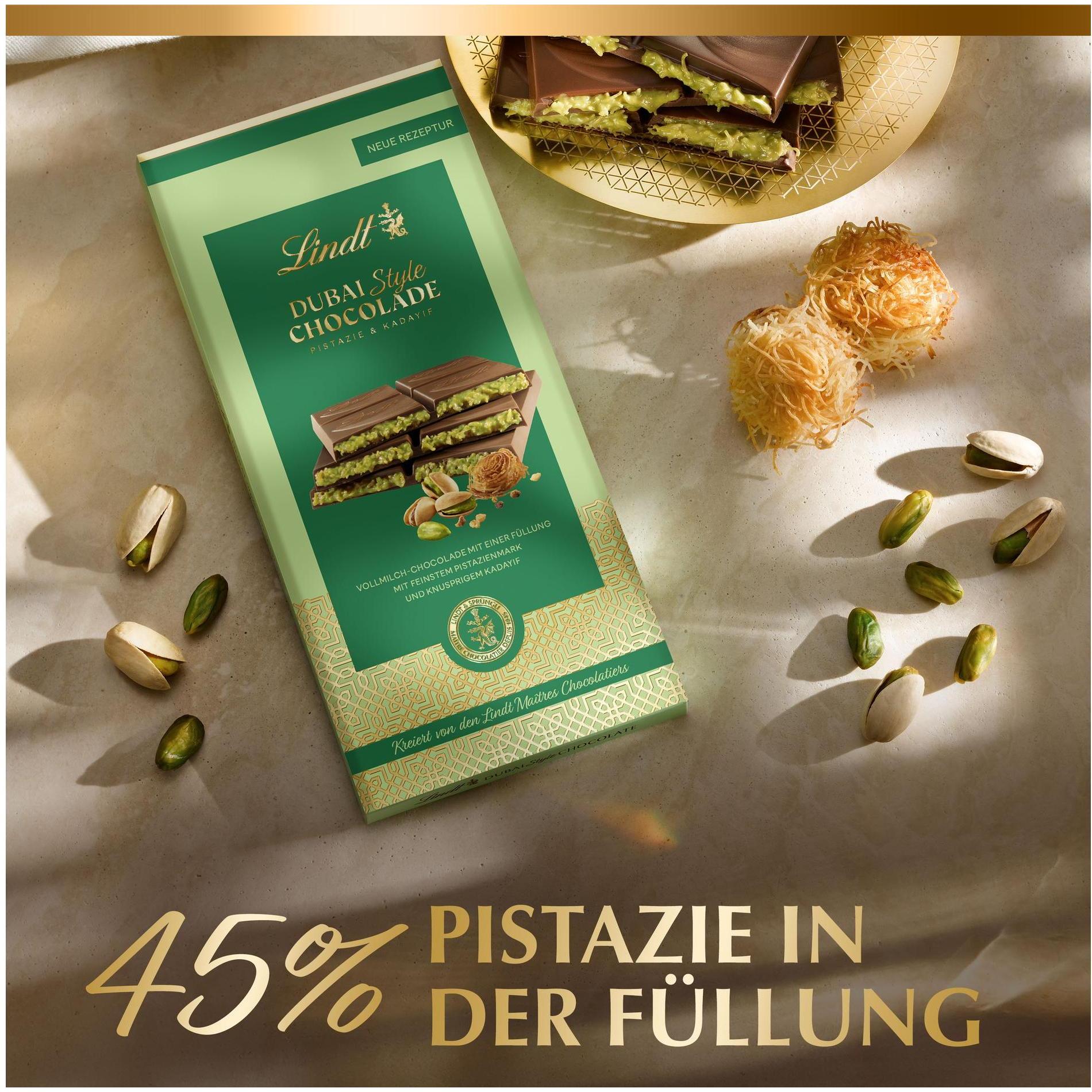Lindt Dubai Style Chocolate 145g×4枚 Lindt - Dubai Style Chocolate Bar 145 g