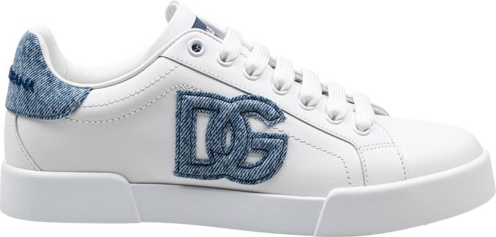 Produktbild Dolce & Gabbana portofino light in leather white and light blue (41)