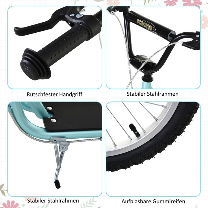 Produktbild Homcom Kinderscooter mit Handbremse