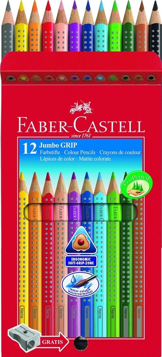 Image du produit Faber-Castell poignée jumbo (Multicolore, 12 x)