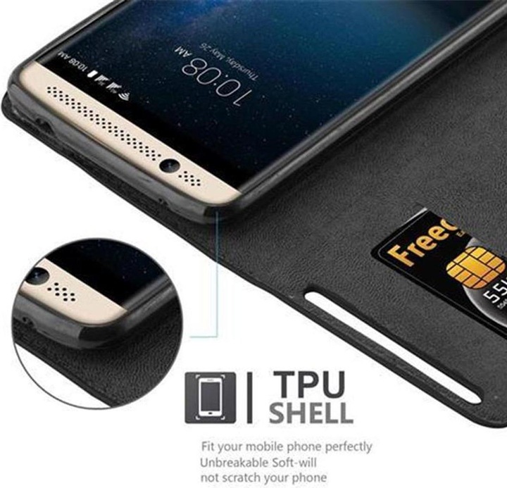 Produktbild Cadorabo Book Invisible Magnet Cover (ZTE Axon 7)
