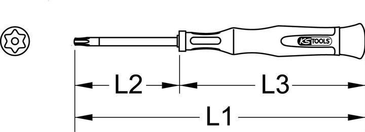 Produktbild KS Tools 500.7155 (Pin-torx)