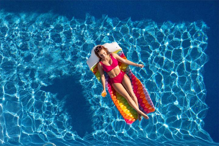 Actual product image Bestway Rainbow Dreams™ air mattress 216 x 80 cm