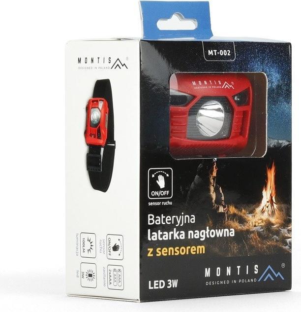 Image du produit Montiss Lampe frontale MT-002 (100 lm)