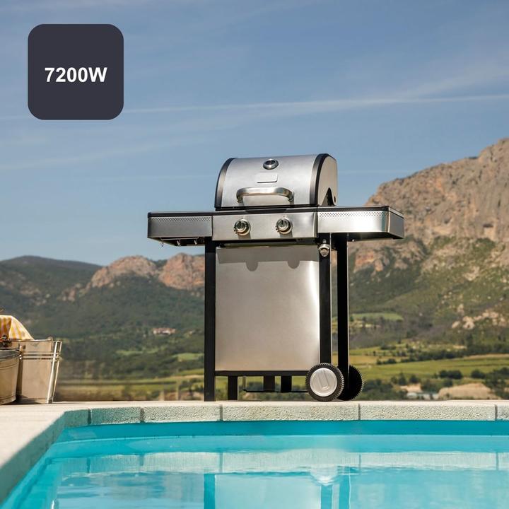 Actual product image Black & Decker Gasgrill Black+Decker BXOG7200E 2 Brenner x 3 6 kW (7.20 kW)