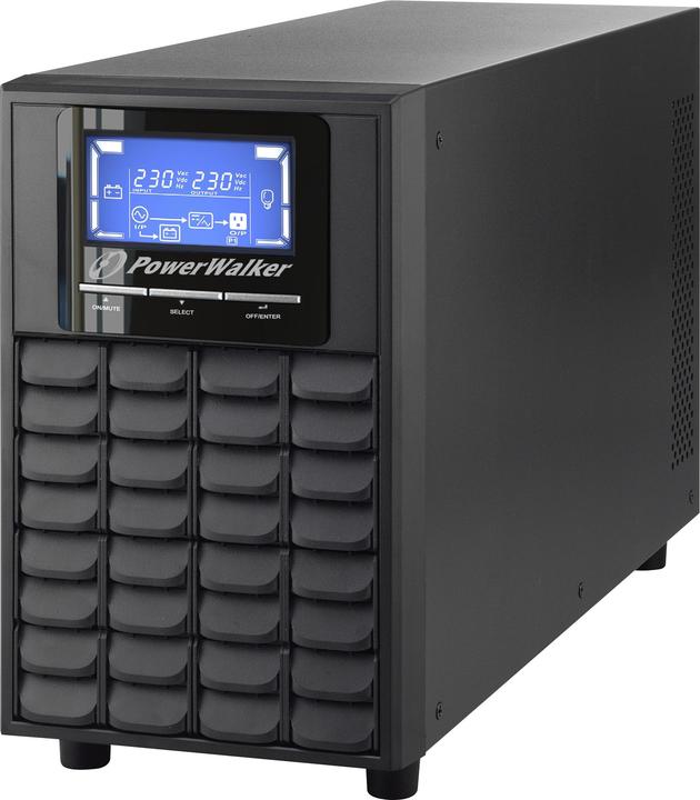 Produktbild Powerwalker VFI 2000 C LCD 2000VA 1600W Online USV Tower Doppelwandler SNMP Slot (2000 VA, 1600 W, Online-Doppelwandler USV)