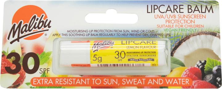 Image du produit Malibu Baume à lèvres avec SPF30 Citron 4ml (Stick de soin des lèvres, 4 ml)