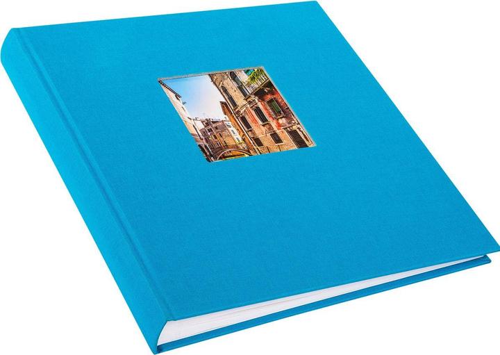 Produktbild Goldbuch Fotoalbum gebunden 30x31cm türkisfarbener Leineneinband