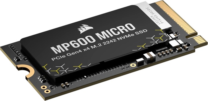 Actual product image Corsair MP600 MICRO 2TB NVMe PCIe M.2 2242 SSD (2000 GB, M.2 2242)