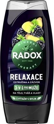 Immagine prodotto Rado Radox Men Relax 3 In 1 Gel Doccia Uomo Mora e Zenzero 225 Ml (225 ml)