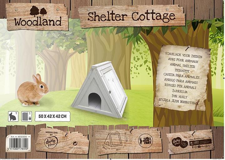 Produktbild EBI Duvo+ Woodland Tierheim Dreieck Cottage