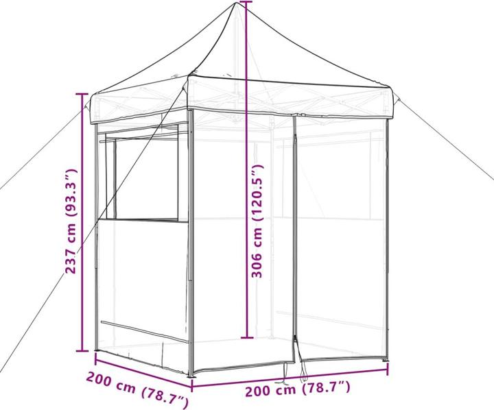 Produktbild vidaXL Dawna (200 cm, 200 cm)
