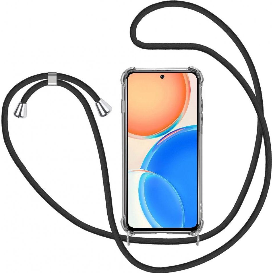 Screenguard Honor X8 Loopster Necklace Hülle, Handykette, Transparent
