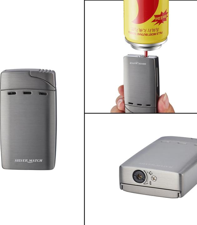 Produktbild Silver Match Zigarren Sturmfeuerzeug mit Cutter