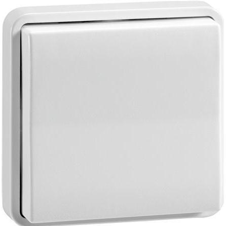 Servodan, Lichtschalter + Storenschalter, NIKO 2-tryk, trådløs, batteriløs, DK-version, uden symboler og ramme
